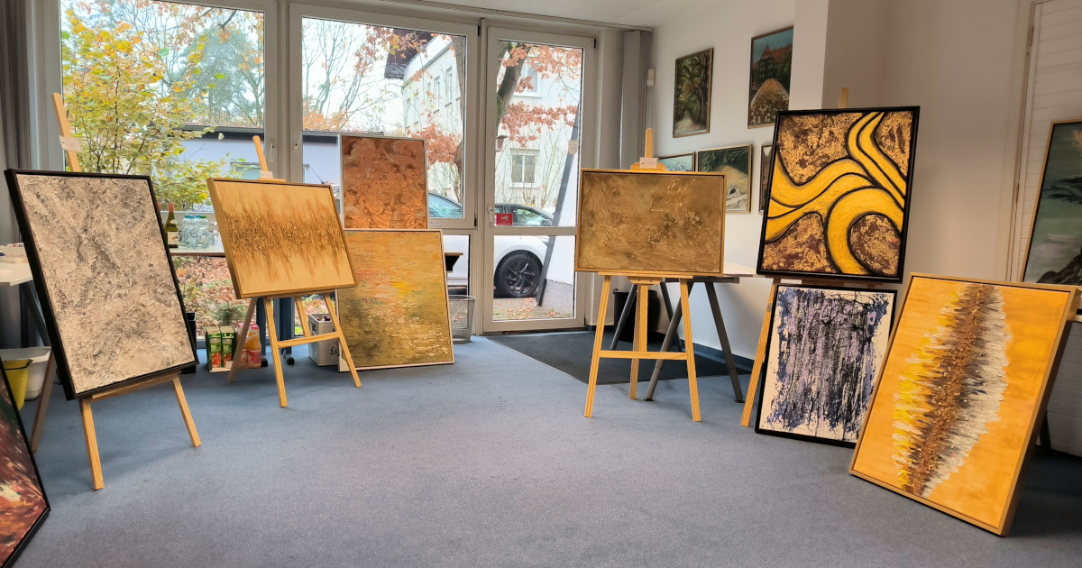 Blick in einen Teil der Galerie