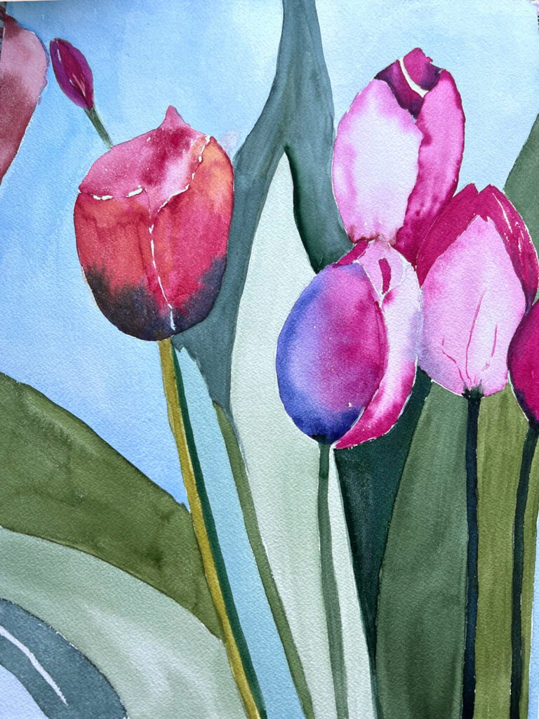 Aquarellmalerei von Margret Manthey