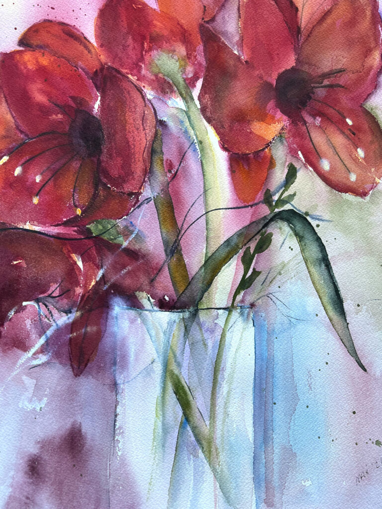 Aquarellmalerei von Margret Manthey